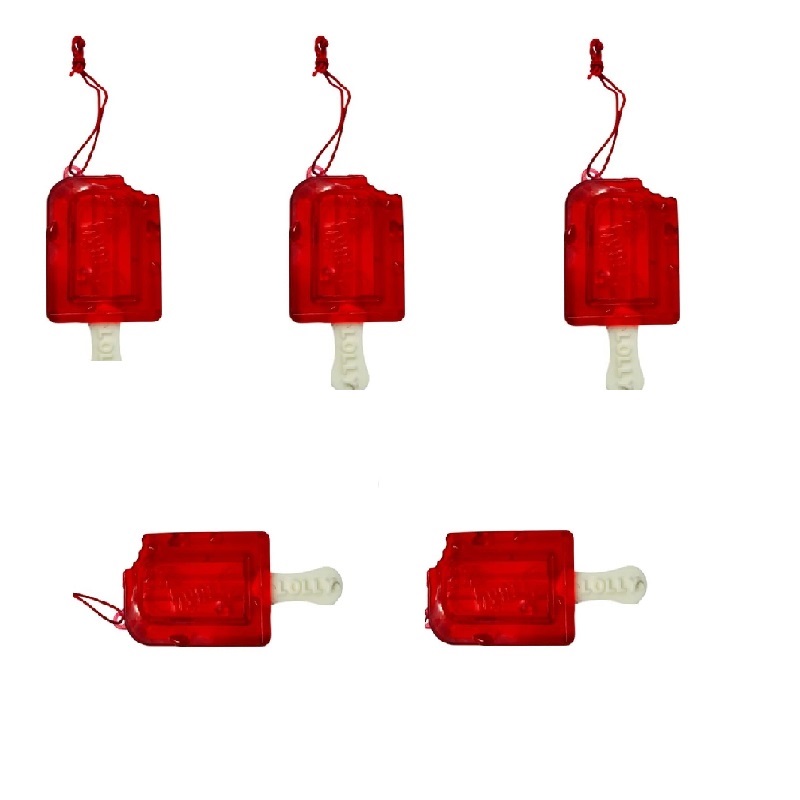 خوشبوکننده خودرو مدل بستنی red بسته 5 عددی