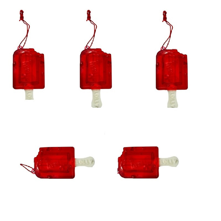 خوشبوکننده خودرو مدل بستنی red بسته 5 عددی